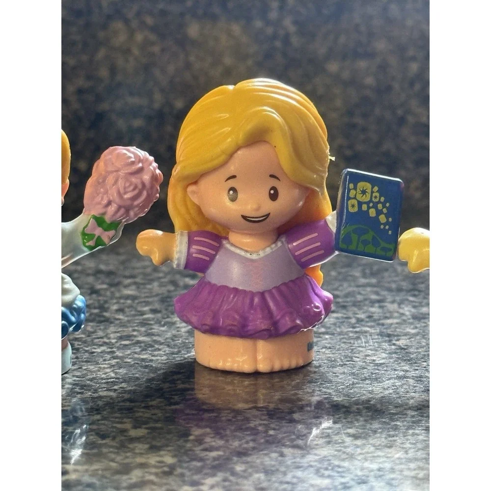 Disney Princesses Little People Set Of 3 Cinderella, Repunzle, Belle